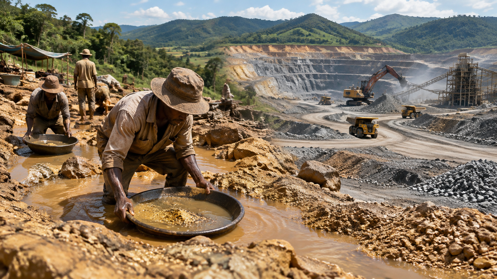 Artisanal vs industrial mining: safety and sourcing