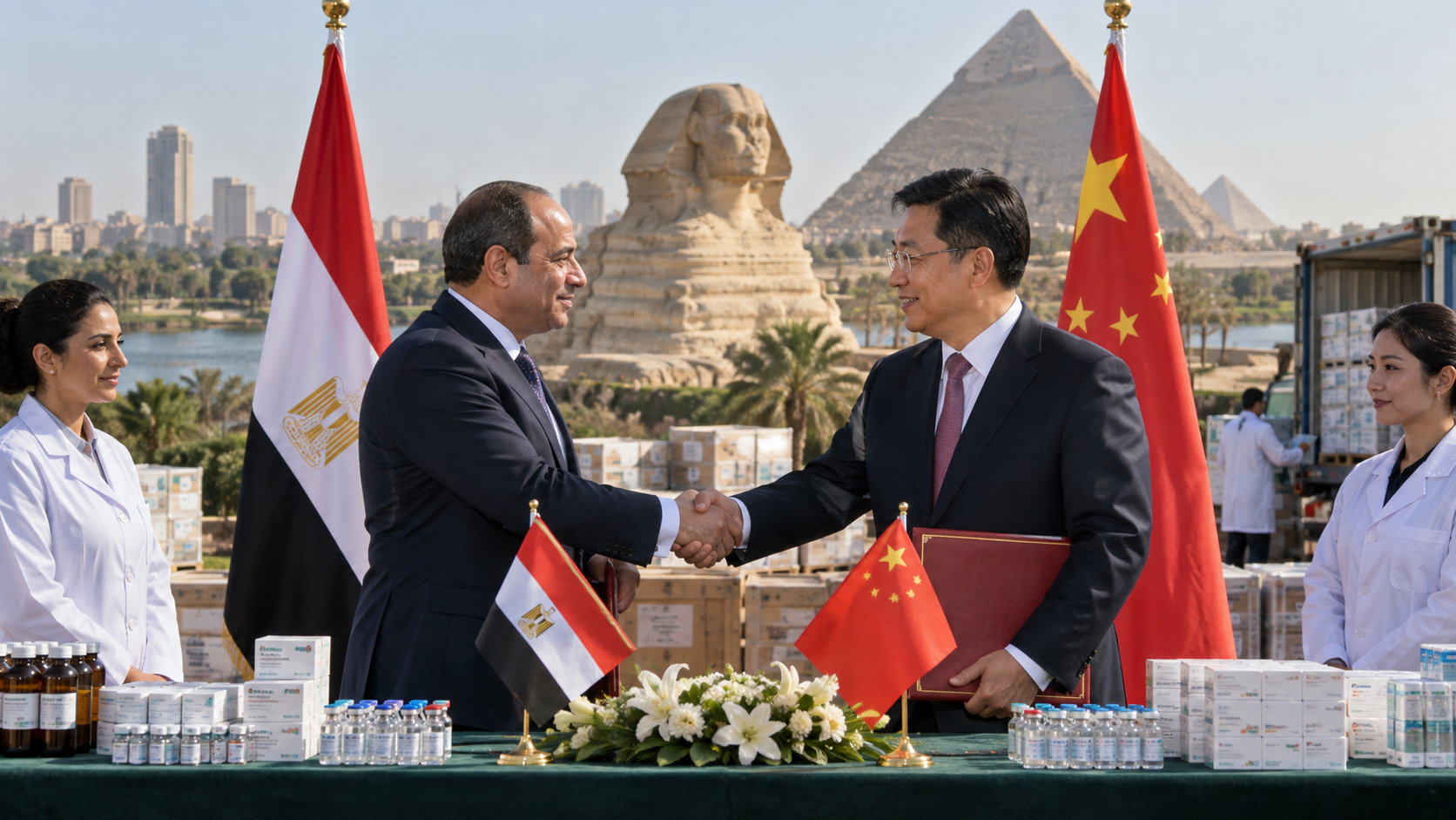 Egypt and China Explore Closer Ties in Medicines and Vaccines