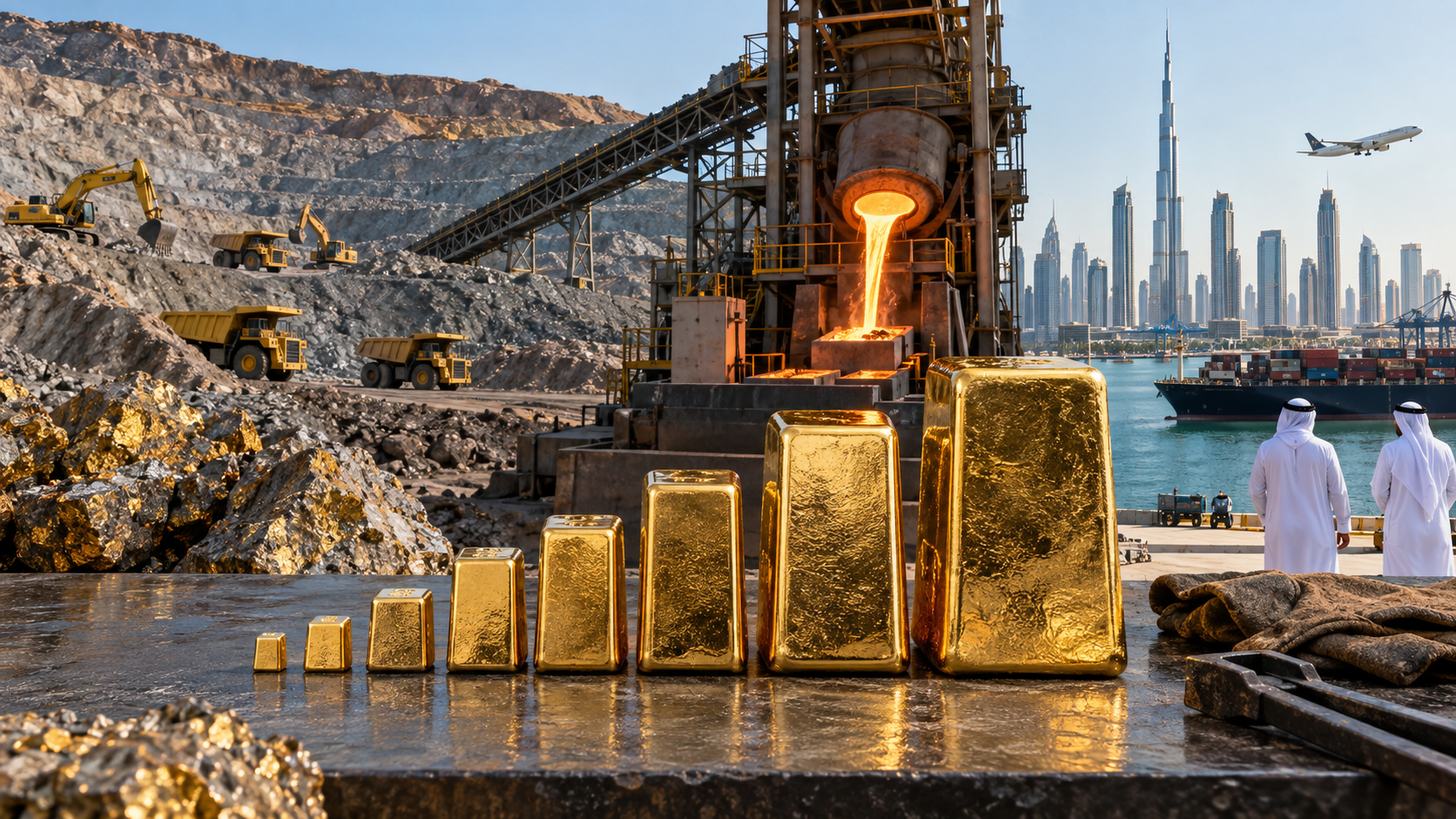 Physical Gold Bullion Sizes: 1 g to 1 kg and Dubai Withdrawal